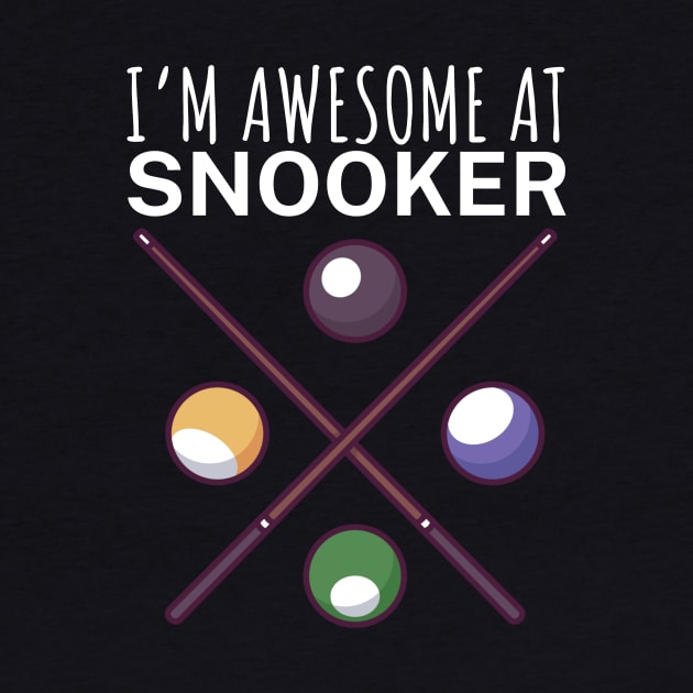 Im awesome at snooker by maxcode
